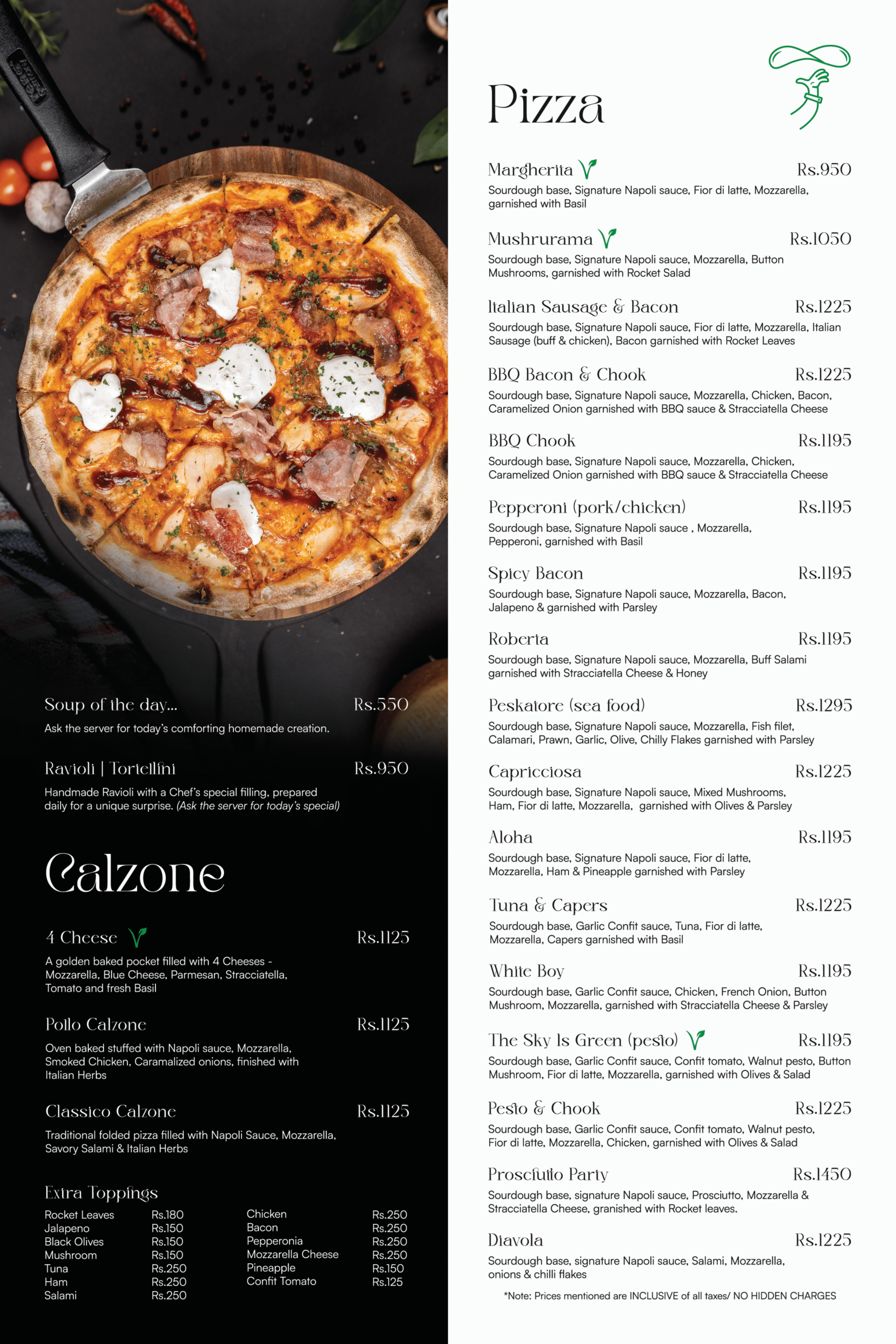 Pizza New Menu 1